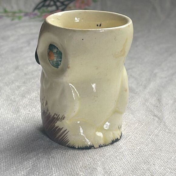 Vintage Keele Street Pottery England egg cup Hand painted - Picture 3 of 8
